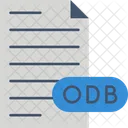 오픈문서 데이터베이스  아이콘