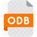 Opendocument Database File File Type Icon