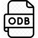 Opendocument Database File File Type Icon
