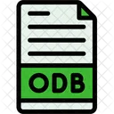 Opendocument Database File File Type Icon