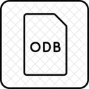Opendocument Database File File Type Icon