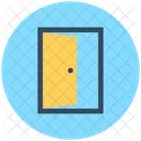 Opened Door House Icon