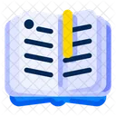 Opened Book Education Icon