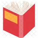 Opened Book Education School Icon