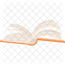 Opened Book Education School Icon
