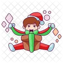 Gift Child Christmas Icon