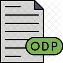 Openoffice Impress Presentation File  Icon
