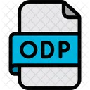 오픈오피스 임프레스 프레젠테이션 파일 아이콘