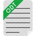 Openoffice Writer Document File  Icon