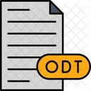 Openoffice Writer Document File  Icon