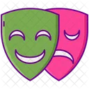 Opera Mask Drama Mask Comedy Mask Icon