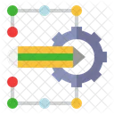 Operacion Del Proyecto Proceso Trabajo Icono