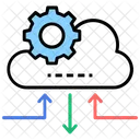 Nube Computacion Operaciones Icono