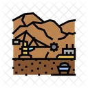 Mineria Operaciones Ingeniero Icono