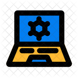Operating system Icon - Download in Colored Outline Style