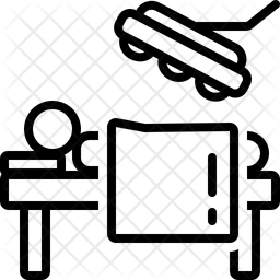 Operation Icon - Download in Line Style