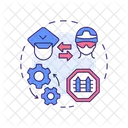 Operational Integration Border Icon
