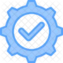 Operations Check Mark Process Icon