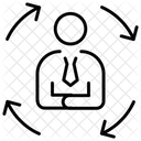 Operations Leader Management Icon