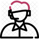 Operator Headset Person Icon