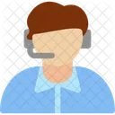 Operator Telephone Machine Icon