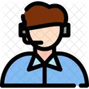 Operator Headset Person Icon