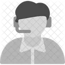 Operator Headset Person Icon