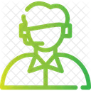 Operator Headset Person Icon