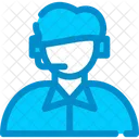 Operator Headset Person Icon