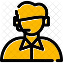 Operator Headset Person Icon