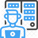 Network Data Analysis Icon