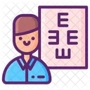 Ophthalmic Nurse Male Icon