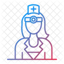 Nurse Ophthalmic Nurse Female Ophthalmic Nurse Icon