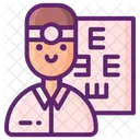 Ophthalmologist Male Icon