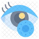 Ophthalmology Contact Lens Eyes Icon