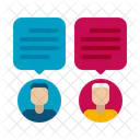 Opinioes Diferentes Discordo Opiniao Contraria Ícone