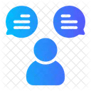 Opinion Speaking Conversation Icon