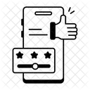 Revision De Clientes Comentarios De Clientes Calificacion En Linea Icono