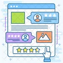 Formulario De Comentarios Experiencia Del Cliente Testimonios Icono