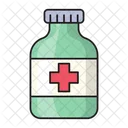 Opioide Injektion Flasche Symbol