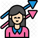 Opportunity Woman Business Icon