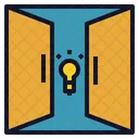 Open Door Idea Icon