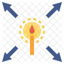 Opportunity Chance Effort Spread Hope Seek Opportunities Light 아이콘