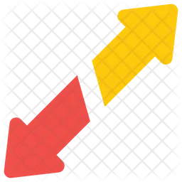 Opposite Direction Arrows  Icon