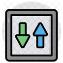 Opposite Direction Arrows Arrowheads Pointing Arrows Icon