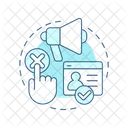 Opt Out Consent Opt Out Consent Management Icon