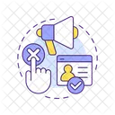 Opt Out Consent Management Consent Icon