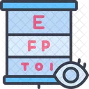 Optical Examination Eye Test Eye Exam Icon