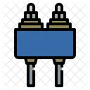 Optical Port Internet Connector Icon