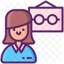 Optician Female Icon